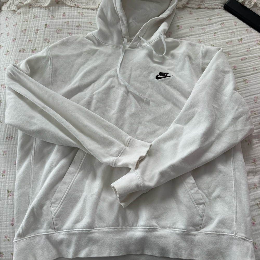 Nike Men's Classic White Hoodie